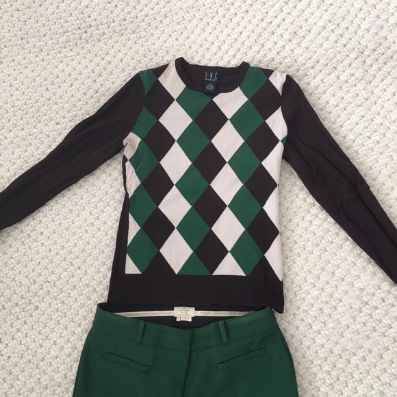 Beautiful Inc argyle top