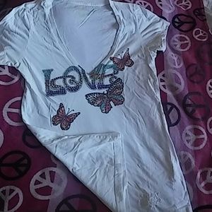 Like new True Religion V-neck tee.