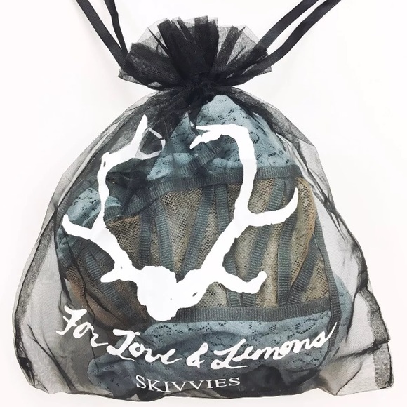 NWT Medium For Love and Lemons Blue Lace Bodysuit - Picture 4 of 4