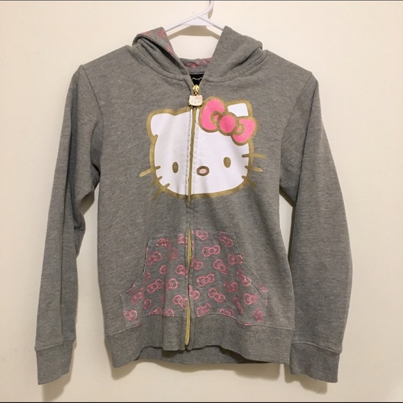 Hello Kitty zip up hoodie - kids/girls size L