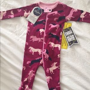 NWT Hatley Fairy Tale Horses Footed Coverall