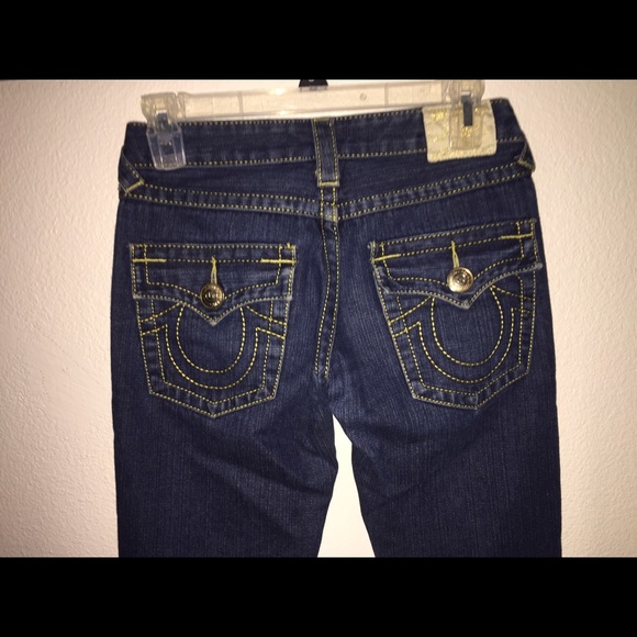 True religion dark wash jeans