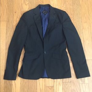 Men's ASOS black suit jacket.