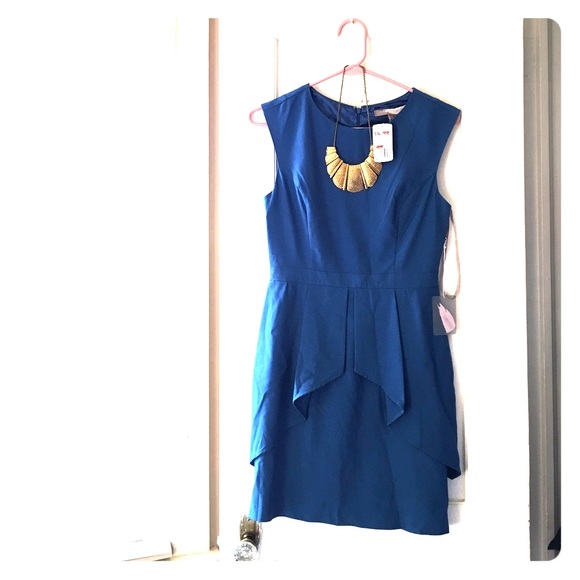 Dark blue cocktail dress from forever 21 sz small