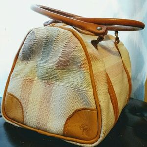 Vtg 80s Elephant Walk tapestry shoulder bag