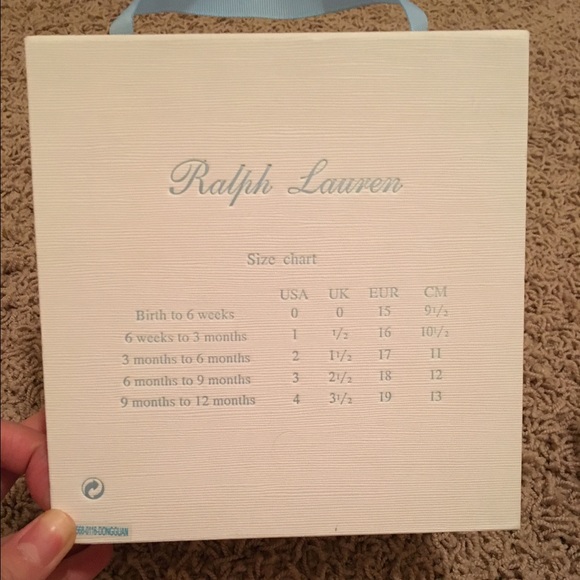 Ralph Laurent baby shoes sz 1 - Picture 4 of 4