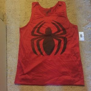 Mesh Spider-Man tank top, men's medium, NWT
