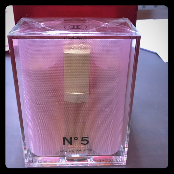 CHANEL No5 Eau de toilette spray set of 3