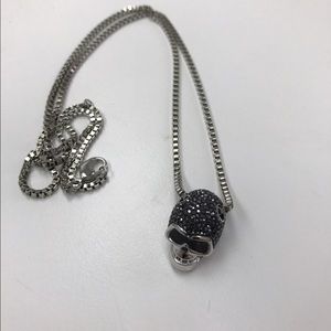 Swarovski Crystal Skull Necklace