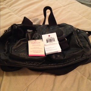 🛍SALE New Kipling Defea Handbag Lacqrblack