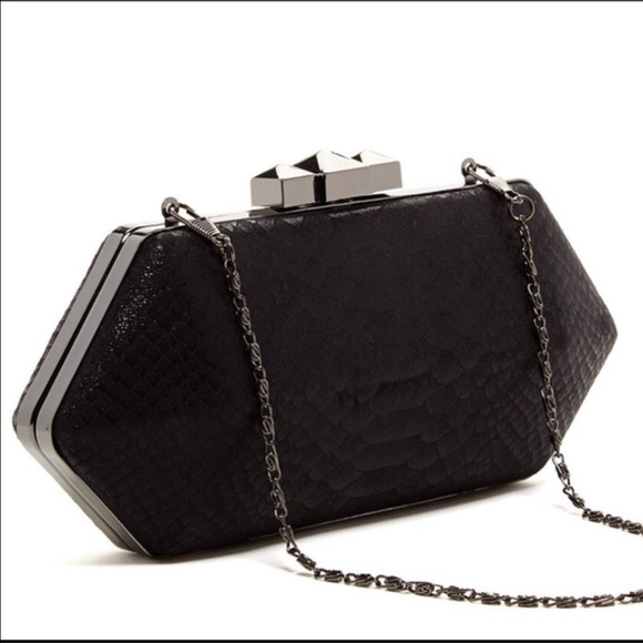 Pyramid Box Clutch Bag