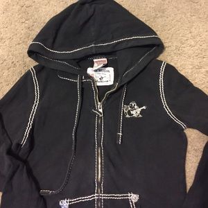 True Religion Zip Up Hoodie S
