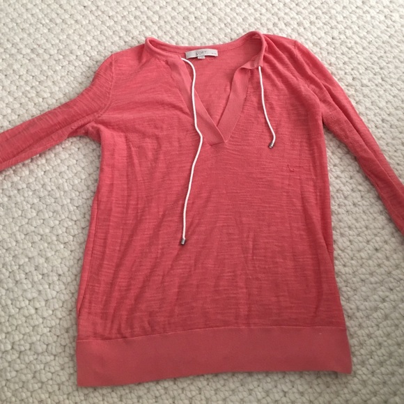 Beautiful salmon colored light weight sweater