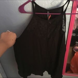 Lace top tank