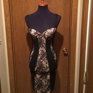 Sexy convertible body con dress