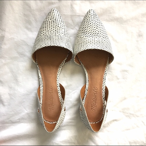 Madewell Shoes - Madewell the d'orsay flat in snake spot