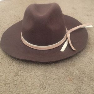 Brown wool hat