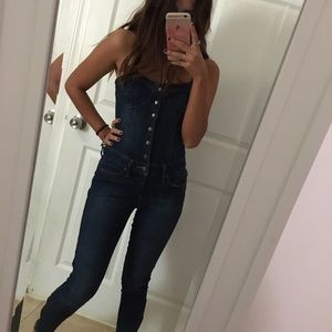 Bebe Denim Jumpsuit