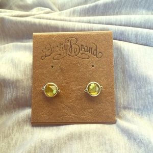 Semi precious stud earring set