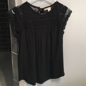 Women's black short sleeve.Bought at Anthropologie