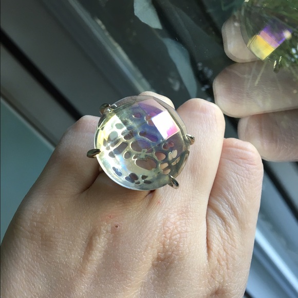 Kendra Scott Rana Ring in Clear Iridescent