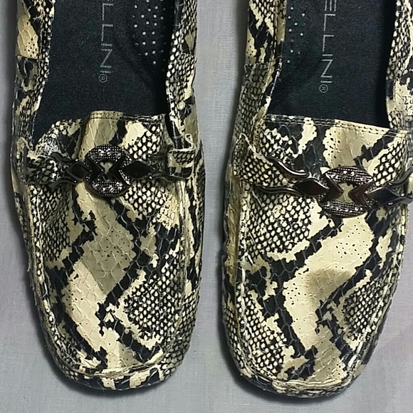 Women's BELLINI Slip-on Shoes Leather 8.5W Loafers - Picture 2 of 4