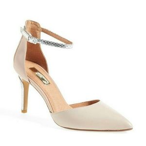 New halogen shoes heels nude tia never used 11