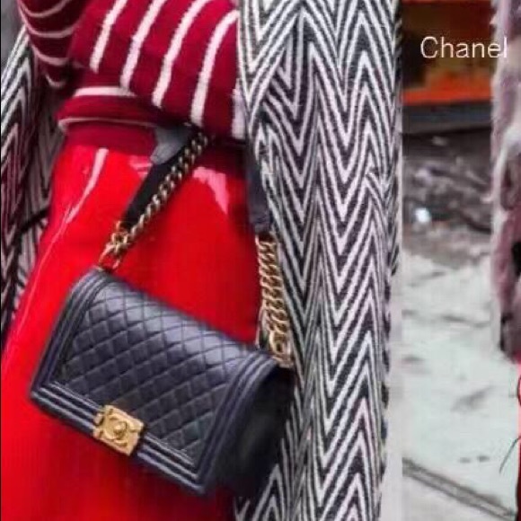 (Sold on Tradesy)Chanel Medium Le Boy Gold HW - Picture 4 of 4