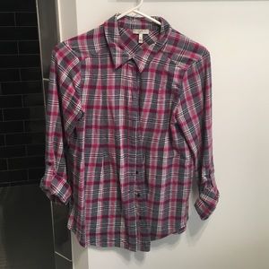 Women's Joie long sleeves plaid flannel