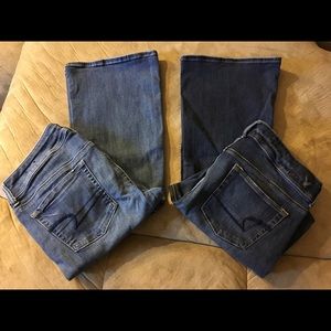 Two pairs of American Eagle Jeans, size 10
