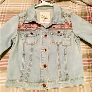 White crow denim jacket