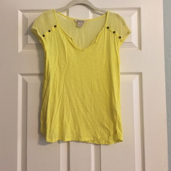 Lucky Brand Blouse (Yellow)