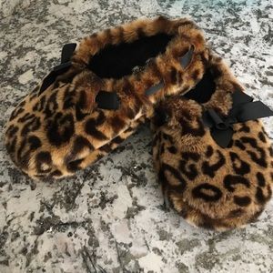 Steve Madden cheetah slippers