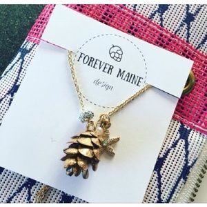 Real Pinecone Necklace