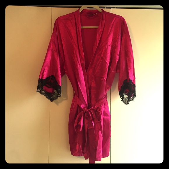 Satin Kimono Robe