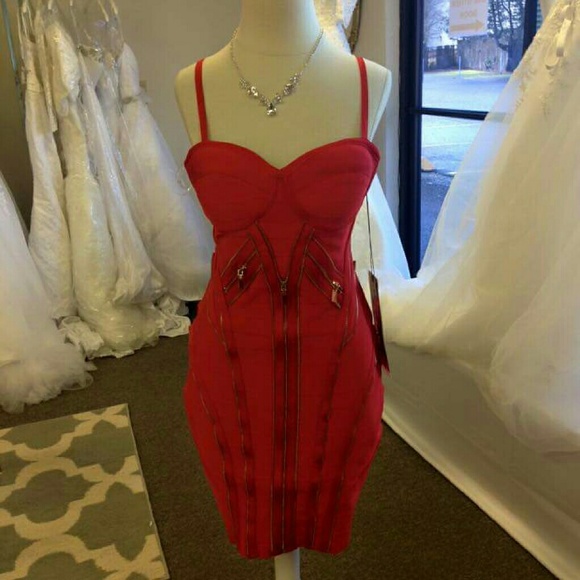 Robe Cocktail Sans Bretelles WOW Couture Taille L - Texturée Zip Côté - Ivoire
