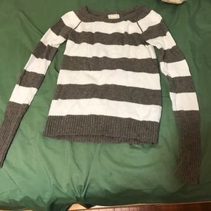 Striped crew neck sweater