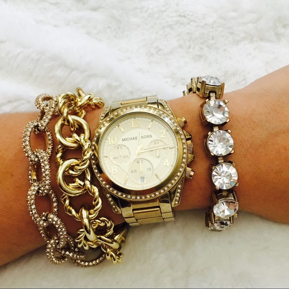 CCO! {NWT} J.Crew Gold Chain Bracelet - Picture 3 of 5