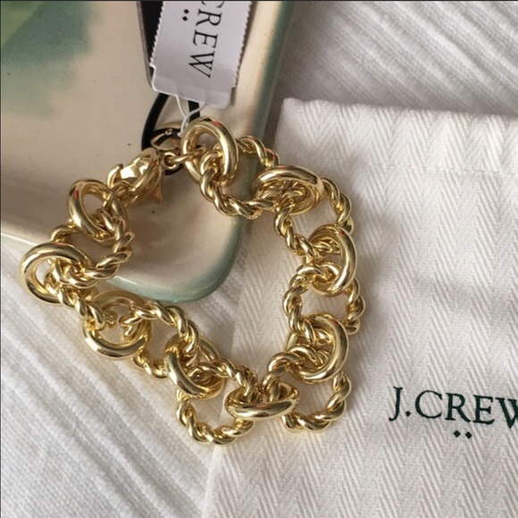 CCO! {NWT} J.Crew Gold Chain Bracelet - Picture 5 of 5