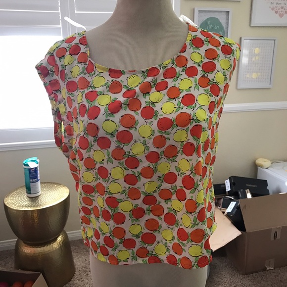 Colorful fruit open back top