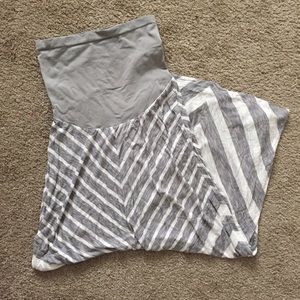 Maternity maxi skirt