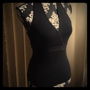 Ann Taylor LOFT silk knit halter