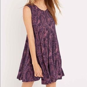 Ecote Clary Open Back Dress in Purple