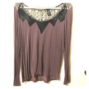 BKE purple long sleeve