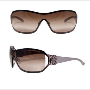 Chanel Aviator Sunglasses 4164-B Swarovski Sides