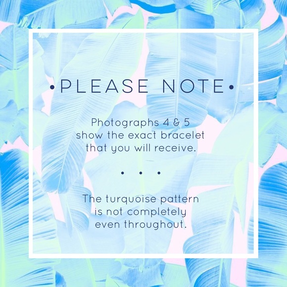 "Quinn" Bracelet || Turquoise Bullet Bangle - Picture 7 of 8