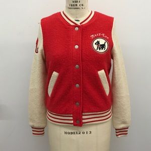 H&M Red Varsity Jacket