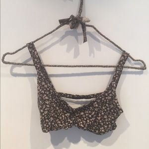 Floral bra strap or back