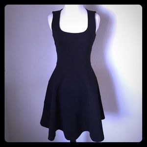 Banana Republic Black Scoop Neck Dress