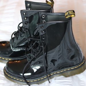 Dr. Martens Shoes - Doc Martens Patent Boots Dr. Martens Shoes - Doc Martens Patent Boots